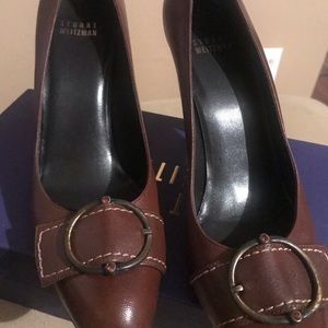 Beautiful Leather Brown Stuart Weitzman Pumps